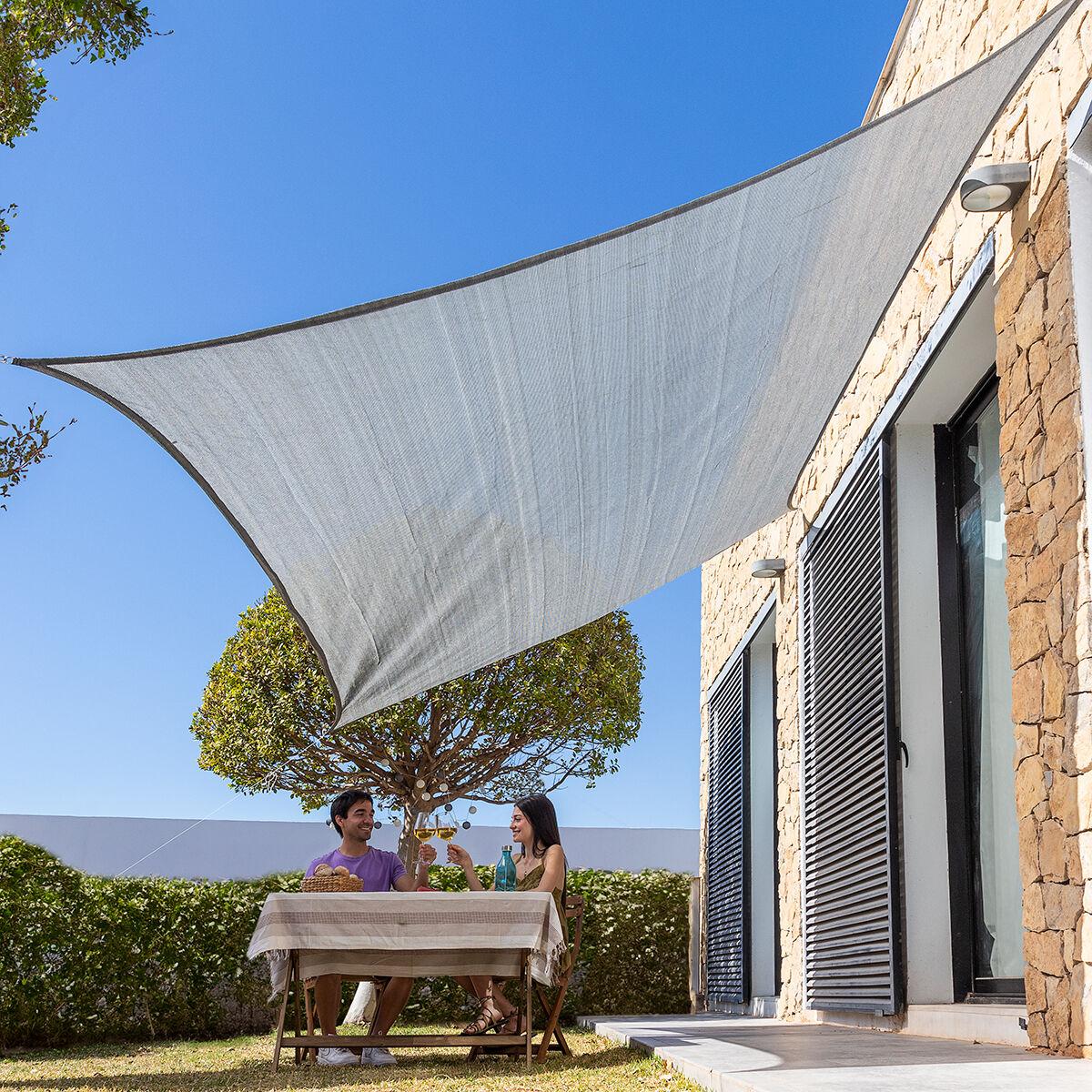 Reshad rektangulært skyggesejl 3 × 4 m - Beige