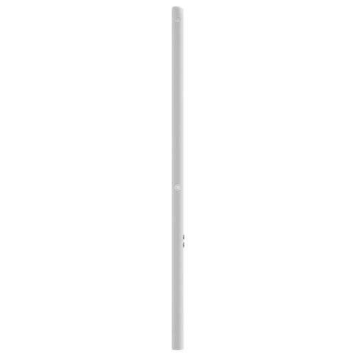 Sengegavl 80 cm metal hvid