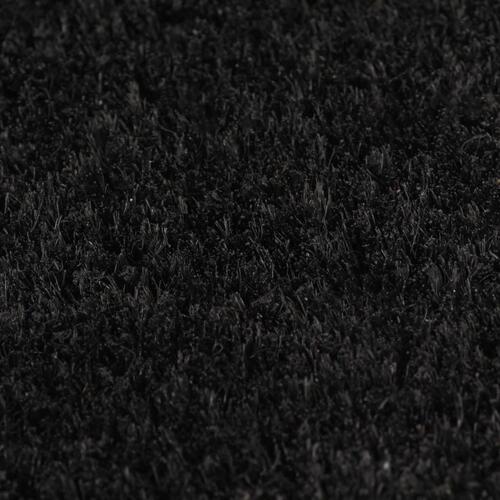 Dørmåtte coir 17 mm 190 x 200 cm sort