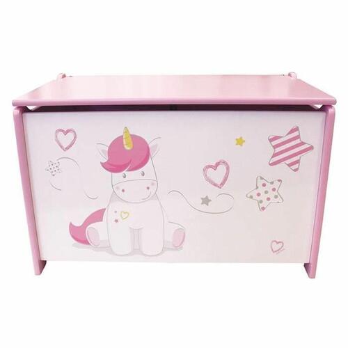 Kiste Fun House Unicorn Pink Hvid Træ