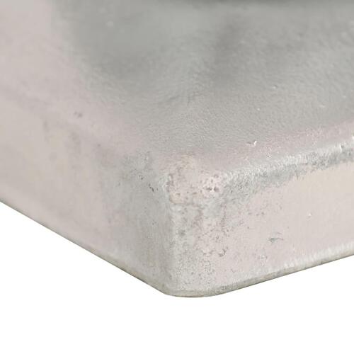 Globusformet stolpehætte 6 stk. 101x101 mm galvaniseret metal