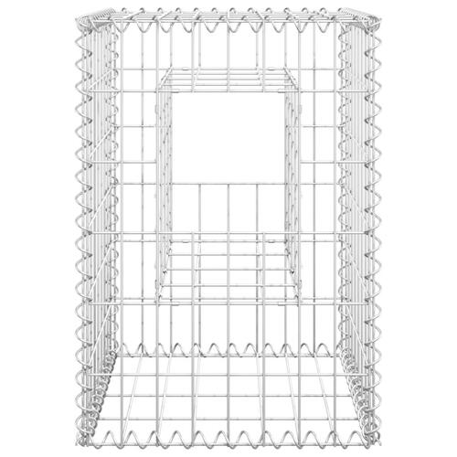 Gabionkurve 2 stk. 40x40x60 cm jern