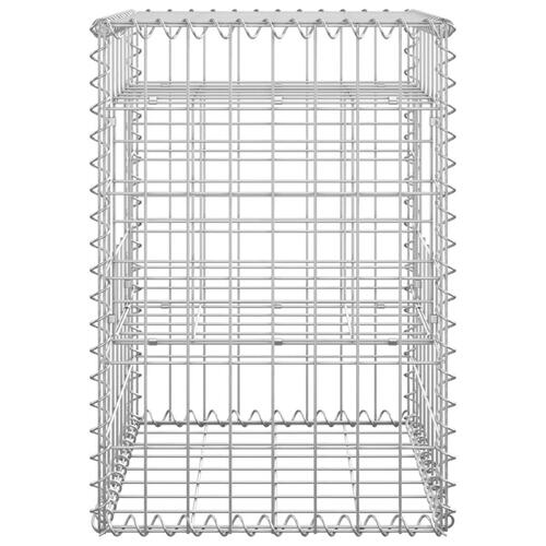 Gabionkurve 2 stk. 40x40x60 cm jern