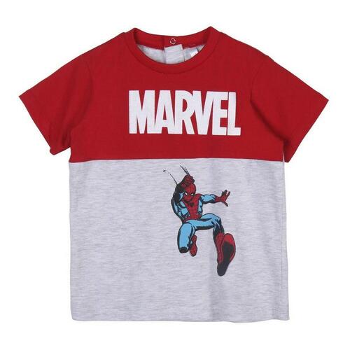 Børne Kortærmet T-shirt Marvel Grå 2 enheder 18 måneder