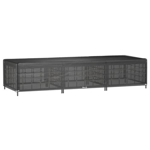 Overtræk til liggestol 205x75x40 cm 12 øjer polyethylen