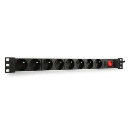 Schuko 19 "8 Way multistikdåse WP WPN-PDU-G01-08