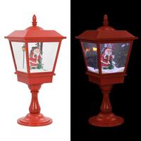 Julepiedestallampe med julemand 64 cm LED