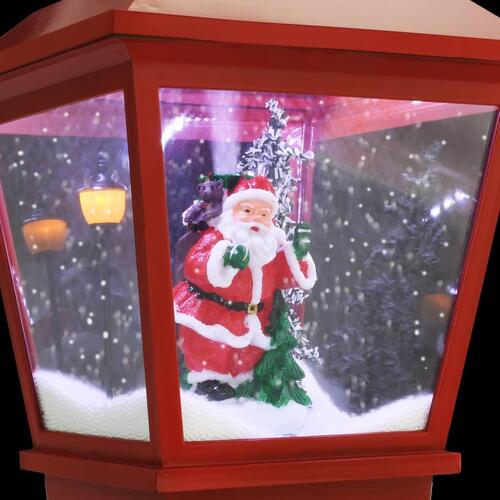 Julepiedestallampe med julemand 64 cm LED