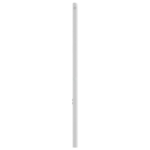 Sengegavl 75 cm metal hvid
