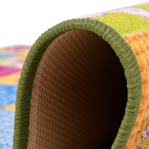 Legetæppe loop-pile 133 x 180 cm sommerfuglemønster