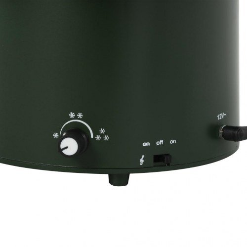 Juletræ med snefald paraplyfod 75 cm grøn