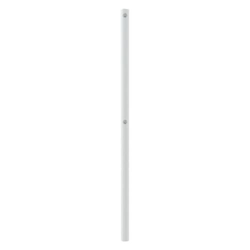 Sengegavl 135 cm metal hvid