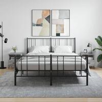 Sengeborde 2 stk. 40x35x47,5 cm konstrueret træ grå sonoma-eg