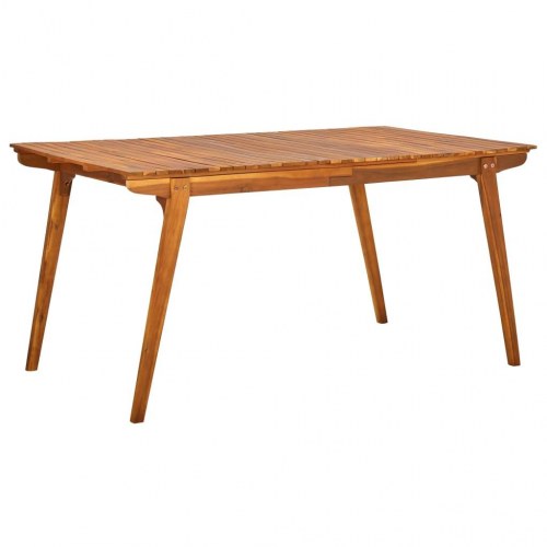 Havebord 150x90x75 cm massivt akacietræ