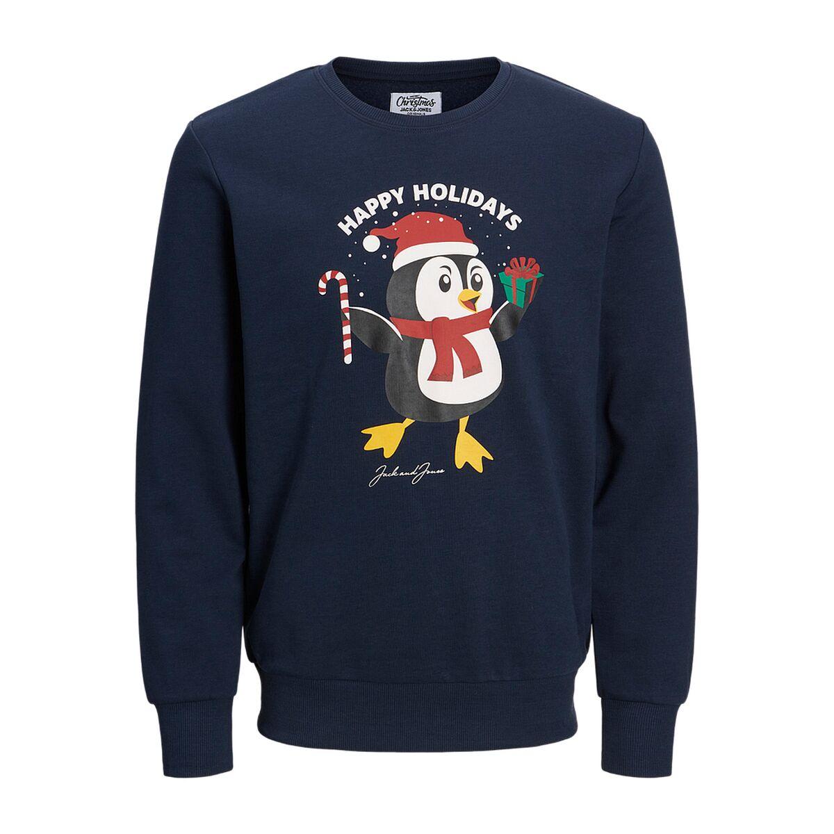 Sweaters uden Hætte til Mænd Jack & Jones 23144 Marineblå L