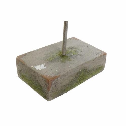 Dekorativ figur 24 x 15 x 58 cm Grå Kolonistil Afrikansk kvinde
