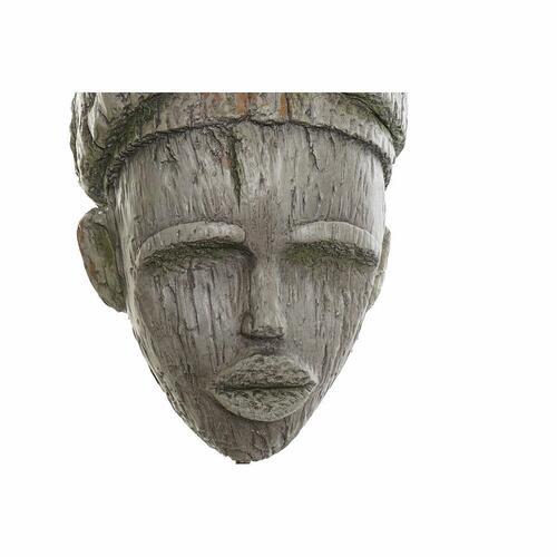 Dekorativ figur 24 x 15 x 58 cm Grå Kolonistil Afrikansk kvinde