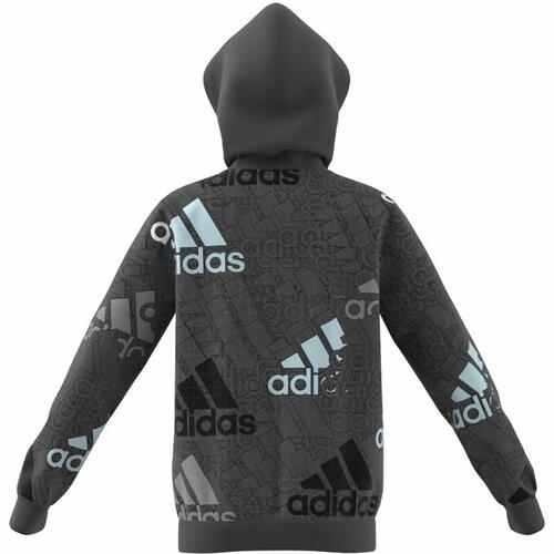 Unisex Hættetrøje Adidas Performance Mørkegrå 7-8 år