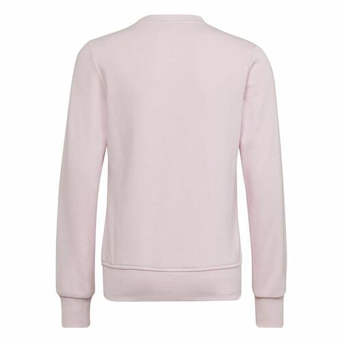 Sweatshirt uden hætte til piger Adidas Essentials Lyserød 5-6 år
