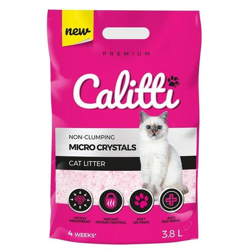 Kattegrus Calitti Micro Crystals Plastik 3,8 L