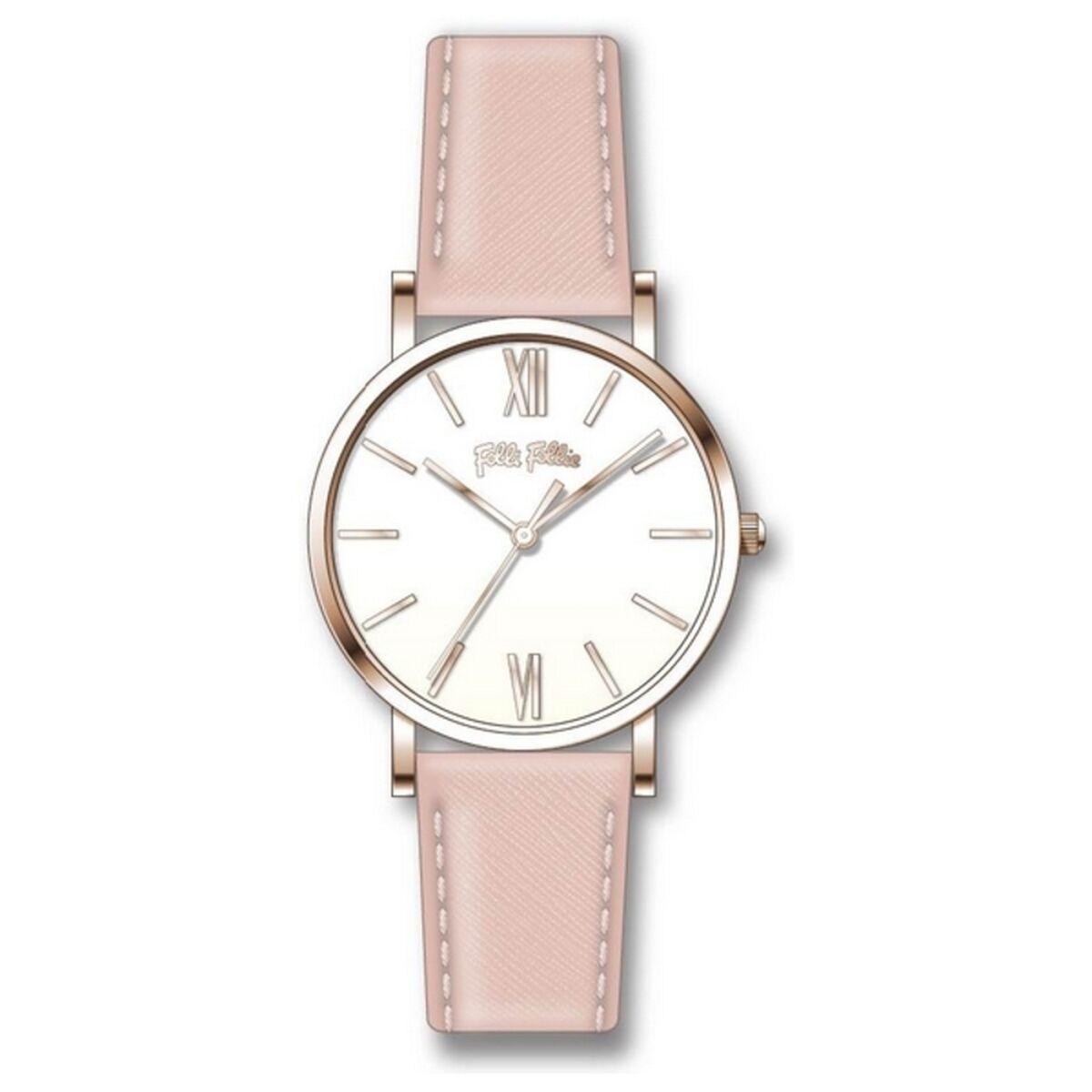 Dameur WF18R034SPW-PI, pink læder (Ø 32 mm)