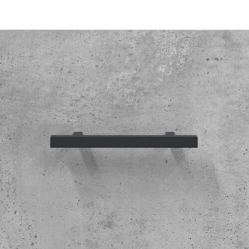 Sengeborde 2 stk. 40x35x47,5 cm konstrueret træ betongrå