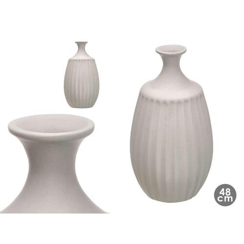 Vase Grå Keramik 27 x 48 x 27 cm