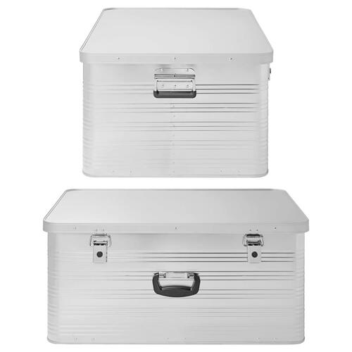 ProPlus transportkasse 137 l aluminium
