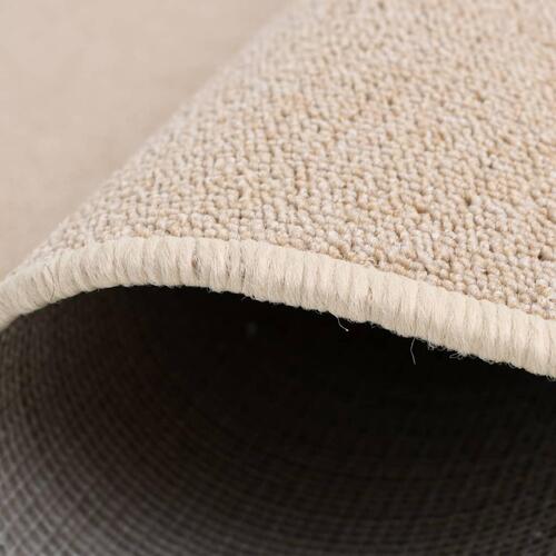 Tæppe tuftet 80 x 150 cm beige
