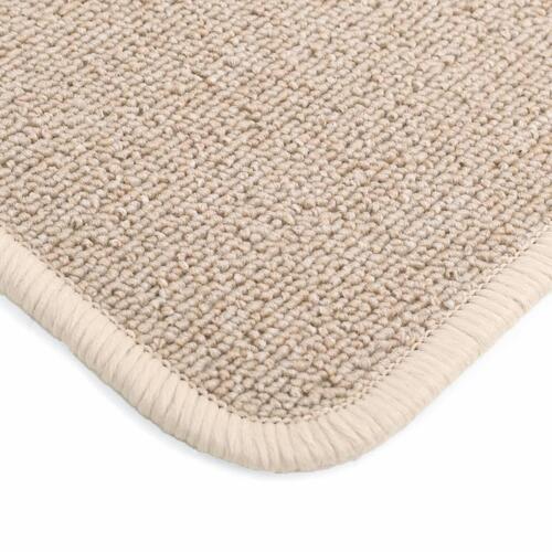 Tæppe tuftet 80 x 150 cm beige