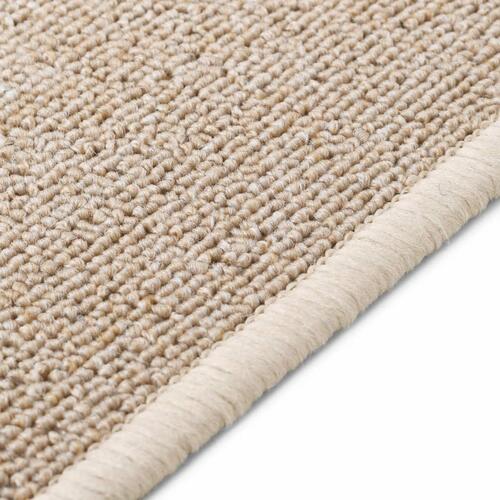 Tæppe tuftet 80 x 150 cm beige