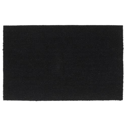 Dørmåtte 50x80 cm tuftet coir sort
