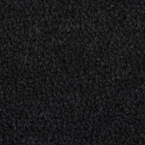 Dørmåtte 50x80 cm tuftet coir sort
