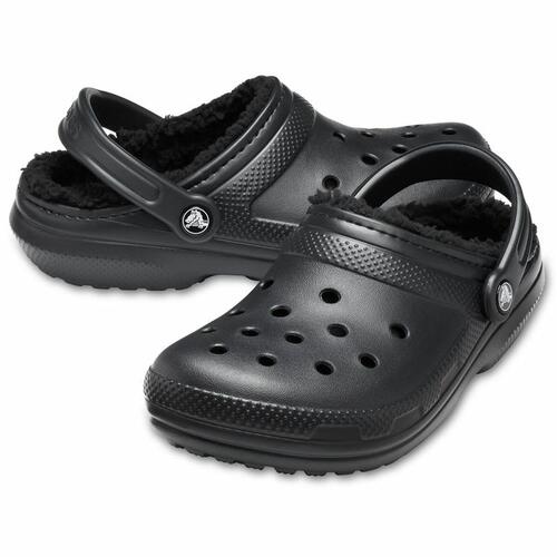 Træsko Crocs Classic Lined Clog Sort 37-38