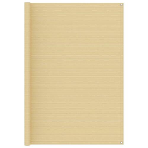 Telttæppe 200x200 cm beige