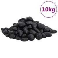 Polerede småsten 10 kg 2-5 cm sort