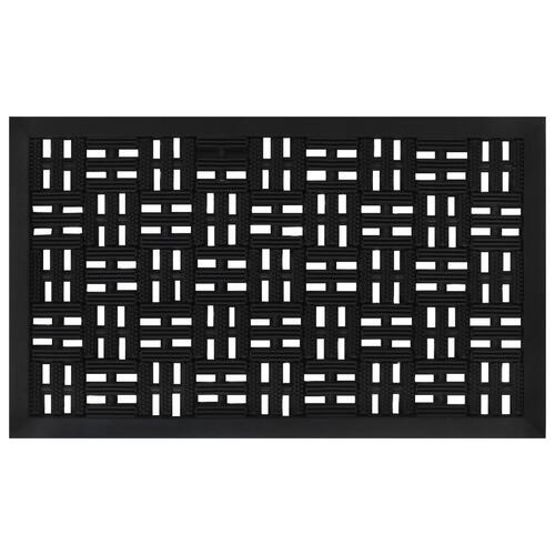 Dørmåtte 45x75 cm rektangulær gummi