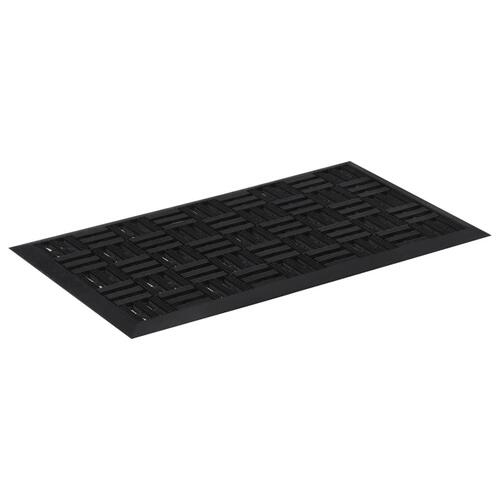 Dørmåtte 45x75 cm rektangulær gummi