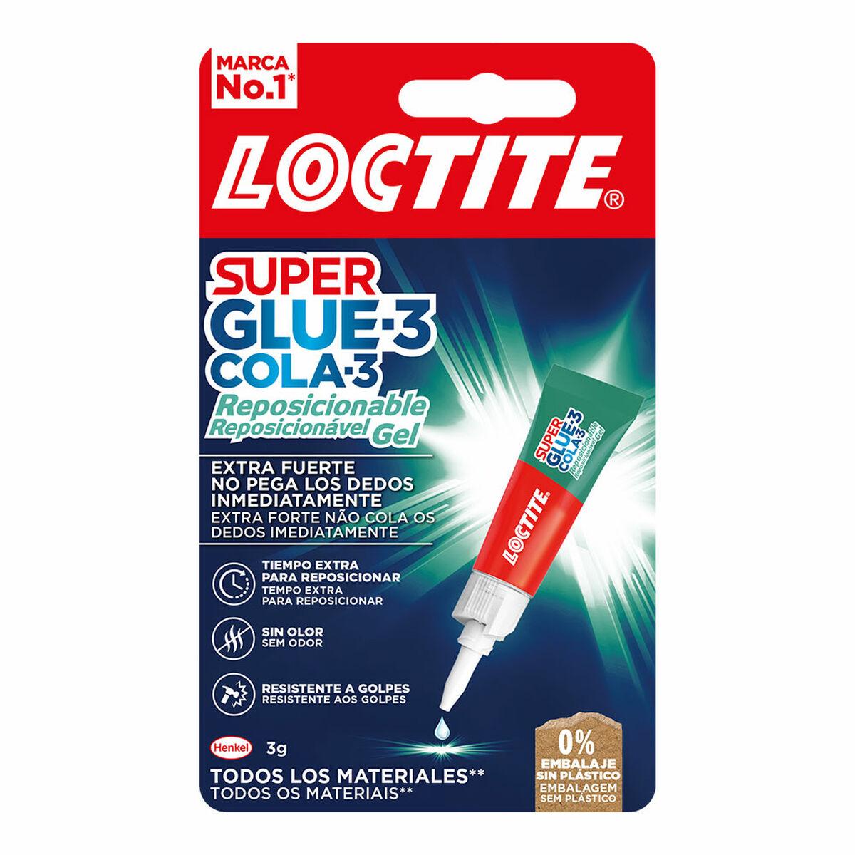 Loctite Super Glue-3 Gel 3 g - gennemsigtig cyanoakrylatlim