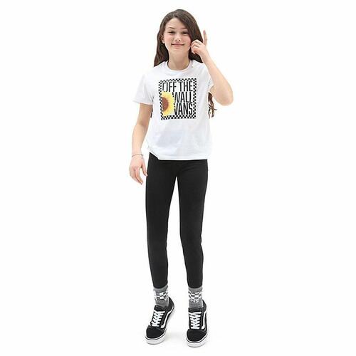 Børne Kortærmet T-shirt Vans Sunlit Crew Hvid S