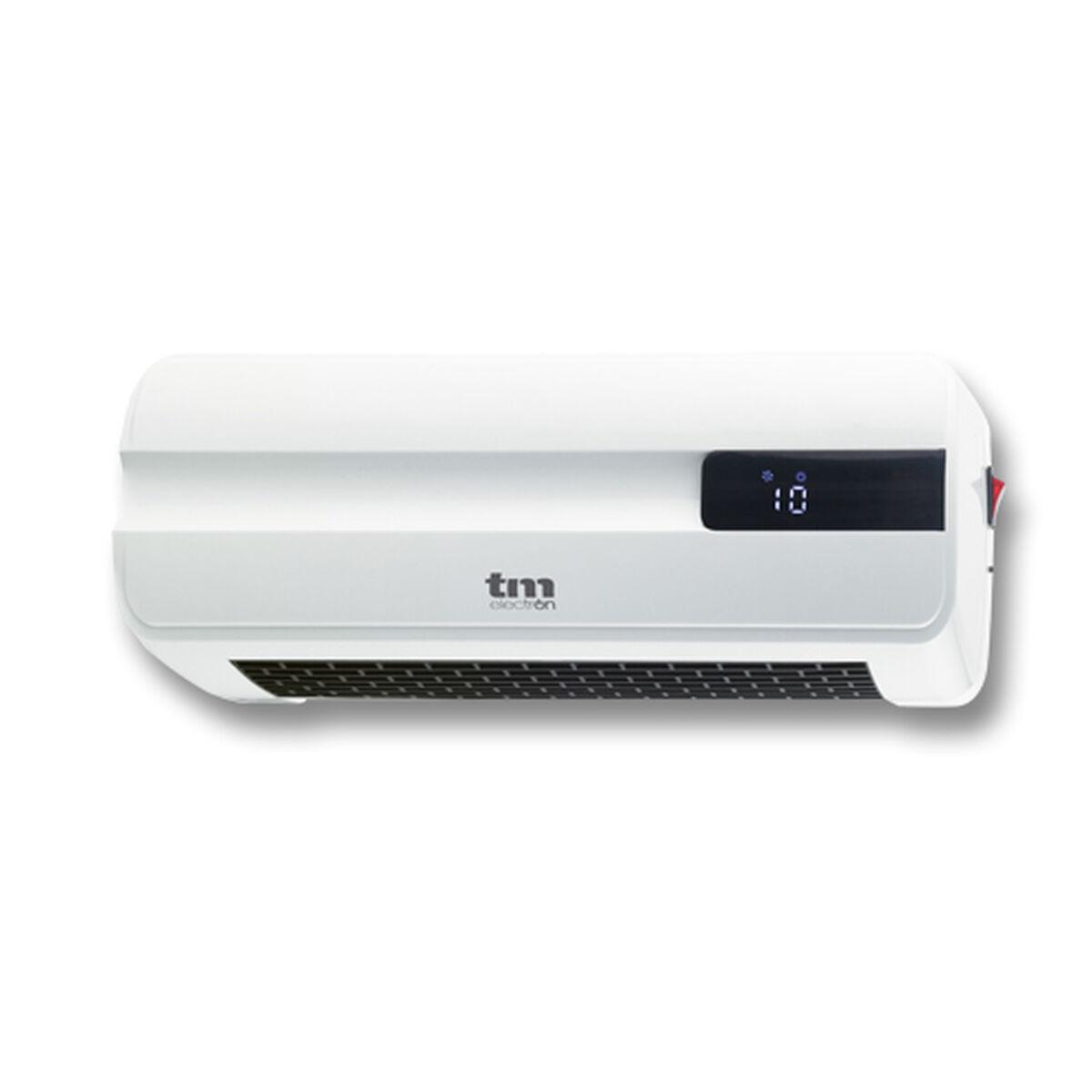 Varmeapparat TM Electron Elektrisk Væg Hvid/Sort 2000 W