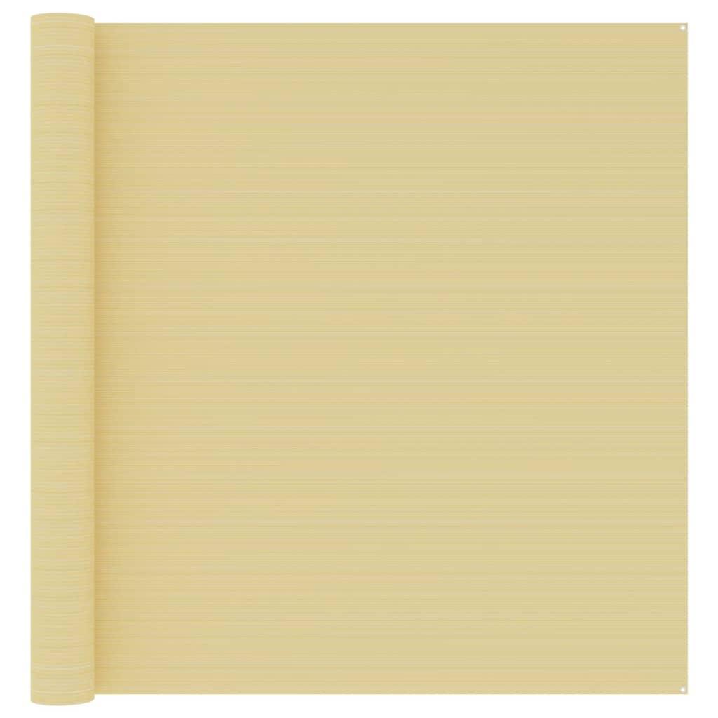 Telttæppe 400x600 cm beige billede