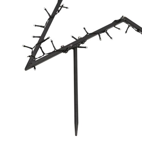 Julestjerne med jordspyd 80 LED'er 60 cm