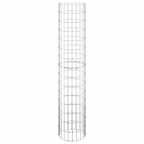 Gabionsøjle Ø30x150 cm galvaniseret stål rund