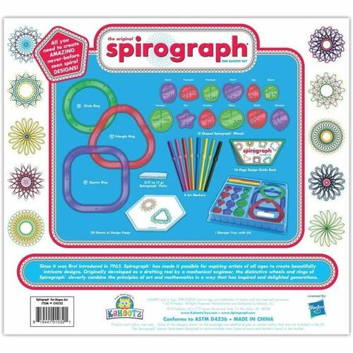 Tegningssæt Spirograph Silverlit Originals Forms Multifarvet 25 Dele