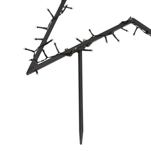 Julestjerne med jordspyd 115 LED'er 85 cm