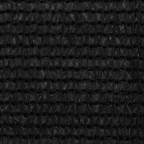 Telttæppe 250x200 cm sort
