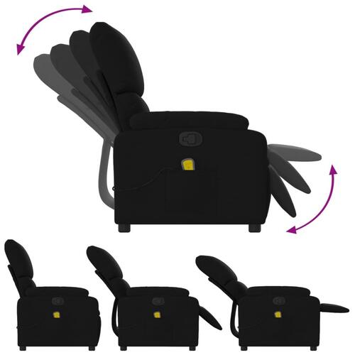 Massagestol stof sort