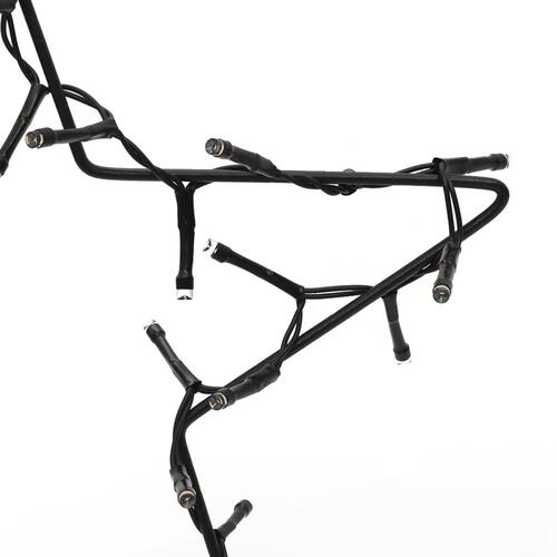 Julestjerne med jordspyd 3 stk. 50 LED'er 29 cm
