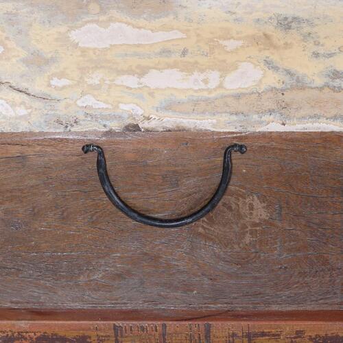 Sofabord 70x70x38 cm genbrugstræ
